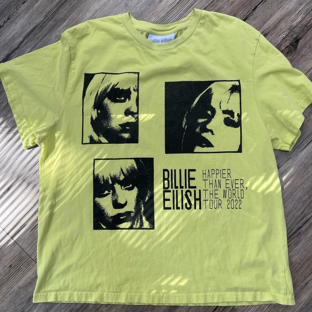 Kids Yellow Graphic T-Shirt